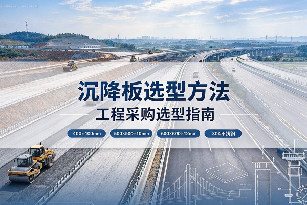 南华沉降板选择方法