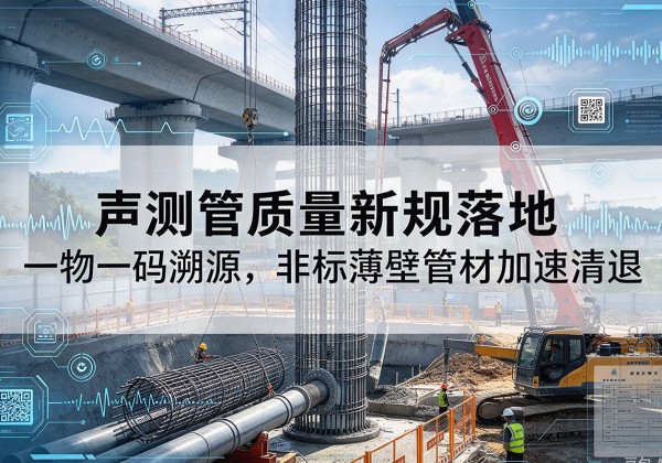 南华声测管质量新规落地，一物一码溯源，非标薄壁管材加速清退