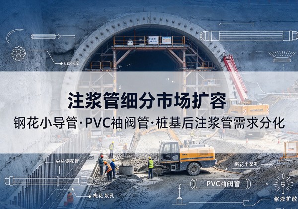 南华注浆管细分市场扩容，隧道钢花小导管、PVC 袖阀管、桩基后注浆管需求分化