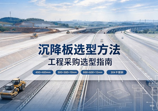 南华沉降板选择方法